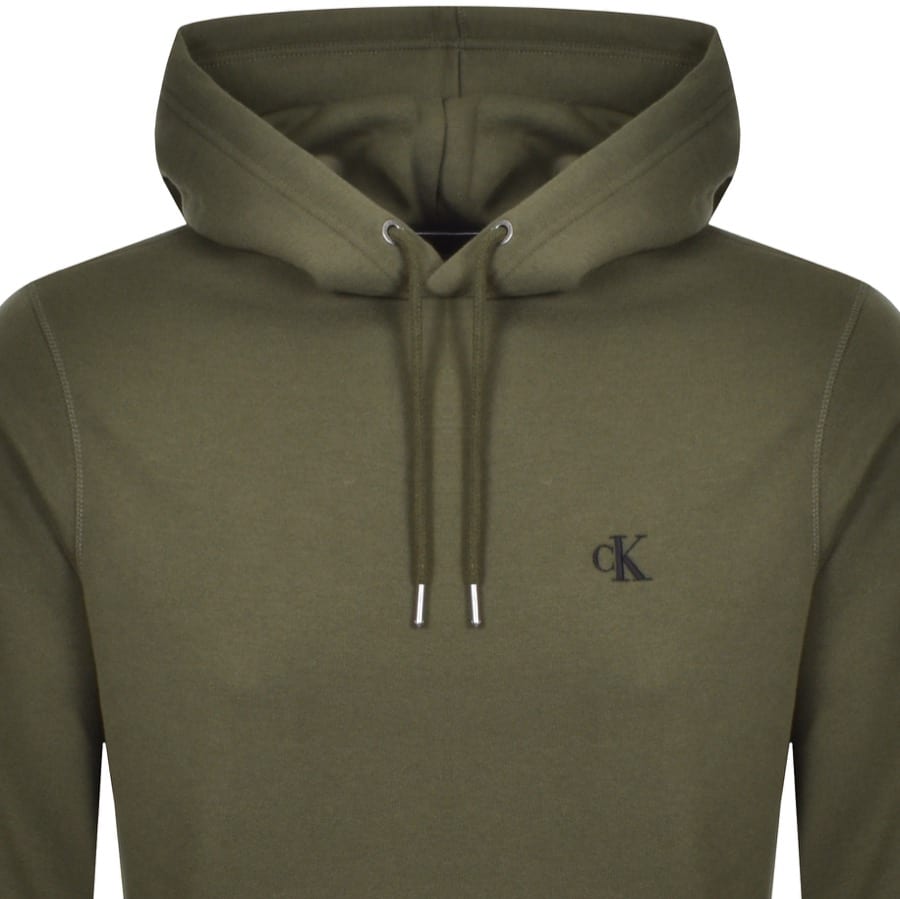 Alternative Image for ProductCalvin Klein Jeans Logo Hoodie Green2